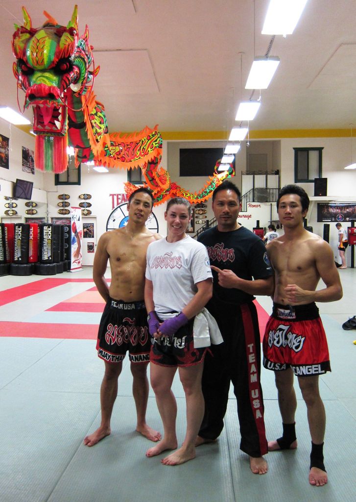 Professional organizer, Missy Weimer in San Francisco with Kru Sam and Michael Mananquil.